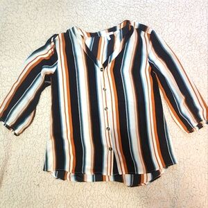 Striped Button Shirt - Maurices